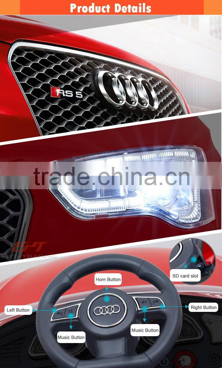 2015 Brand new car company licensed 12V kids electric toy car to drive