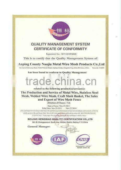 Galvanized welded wire mesh