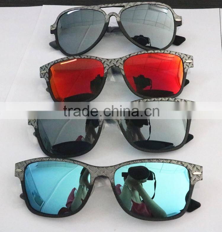 2016 new style fashion Custom colourful carbon fiber frame wooden design optics reading glasses