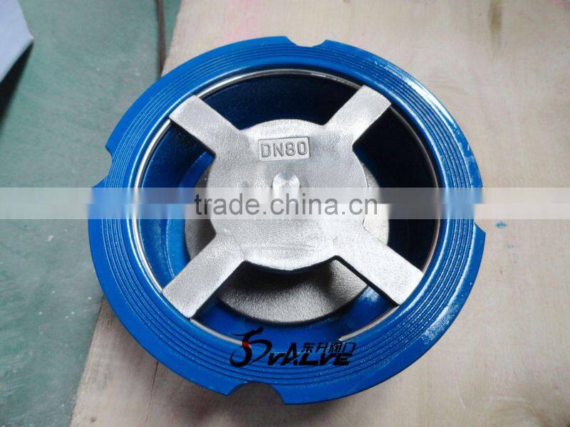 Wafer lift check valve