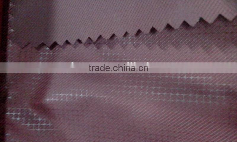410T shiny twill poly taffeta fabric for down jacket