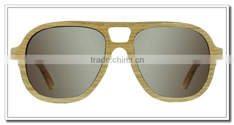 Polarized Brown Lens Flat Top Rose Wood Sunglasses with engraved logo