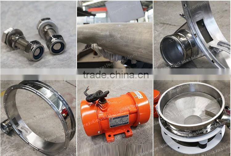Xianchen single deck layer direct discharge vibrating sieve screen for powders