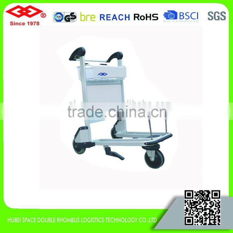 Professional mini folded stainless steel airport trolley