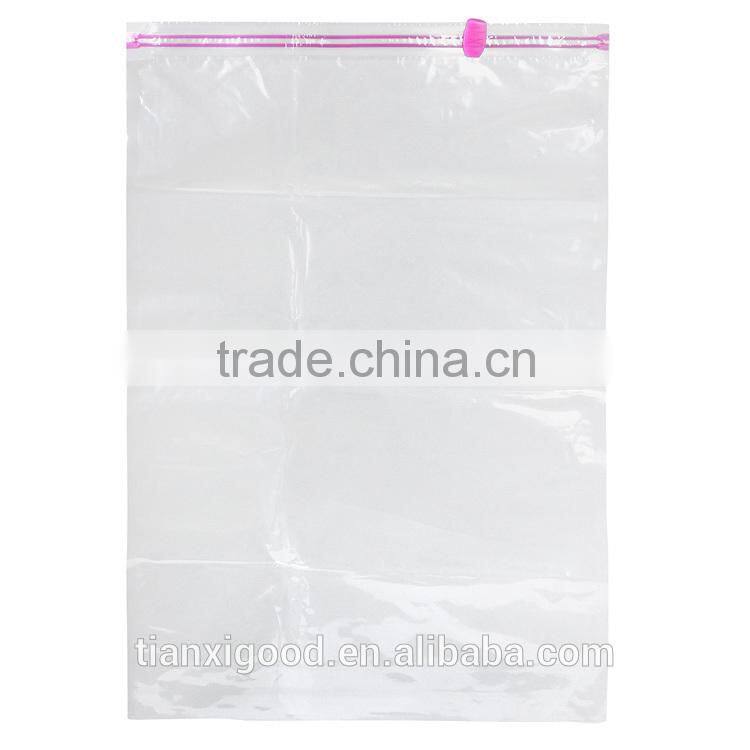 roll-up save space vacuum packing bag,cloth vacuum plastic bag