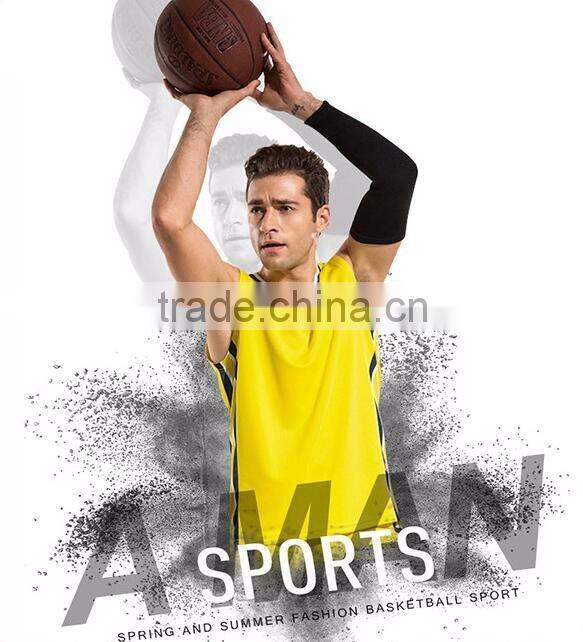 Daijun OEM yellow v neck wholesale blank basketball jerseys