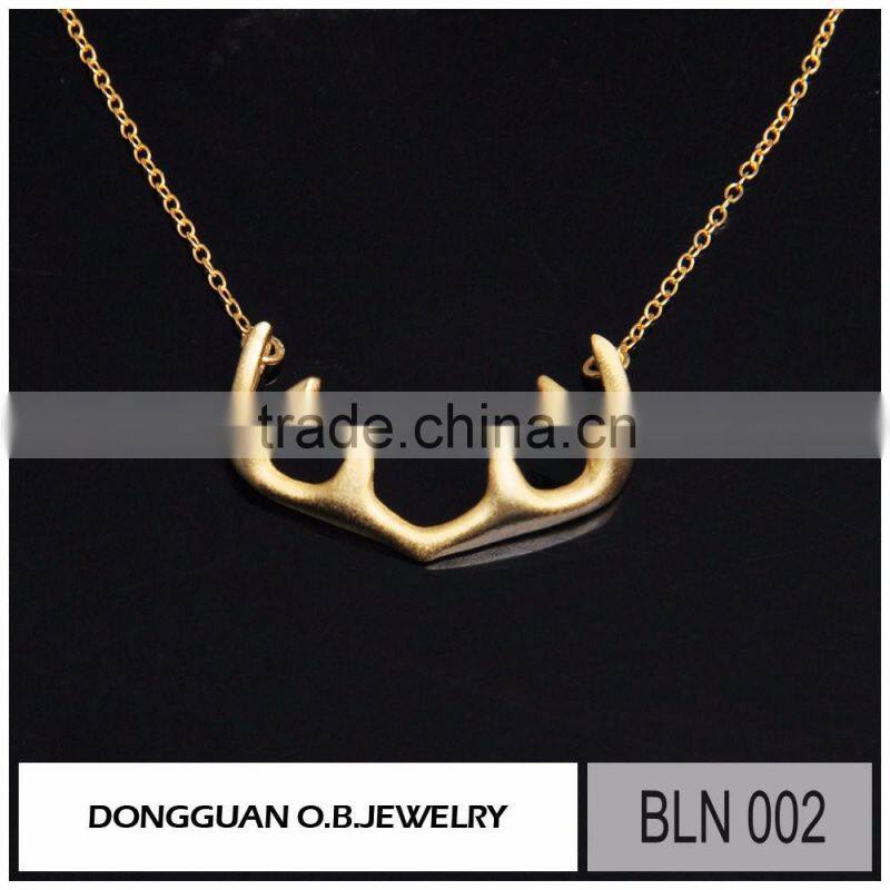 Artificial gold long chain imitation necklace/new model chain necklace