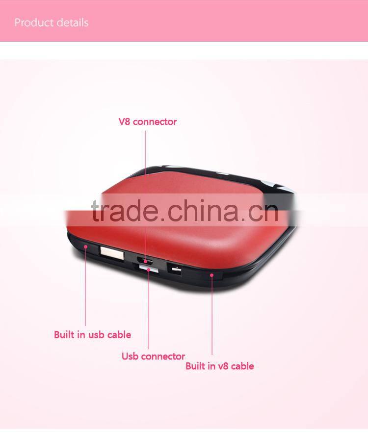 2016 promotional gift lipstick battery charger small portable power bank