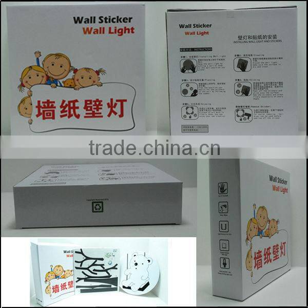 Factory Price New items Wallpaper night light 3D night lamp seven styles wall lighting.