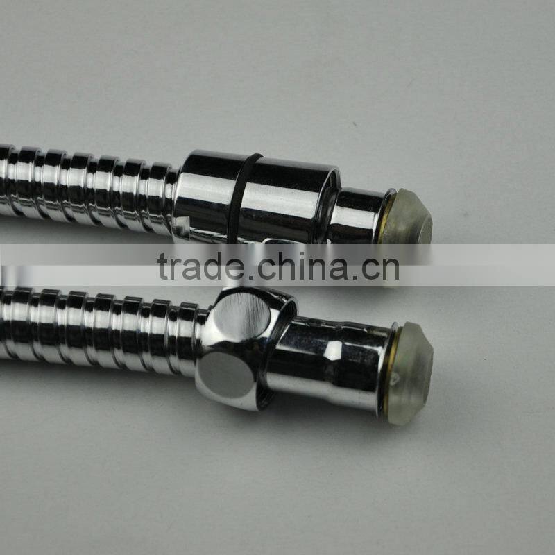 High quality stainless steel double locks extensible shower tube