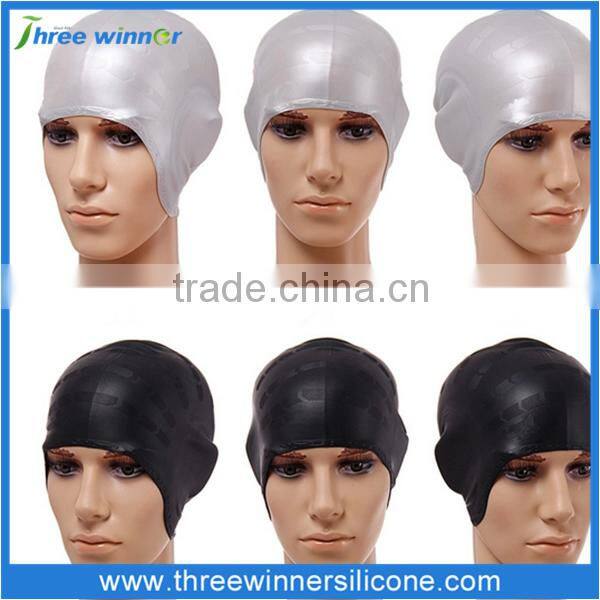Bathroom products silicone swimming caps and hats