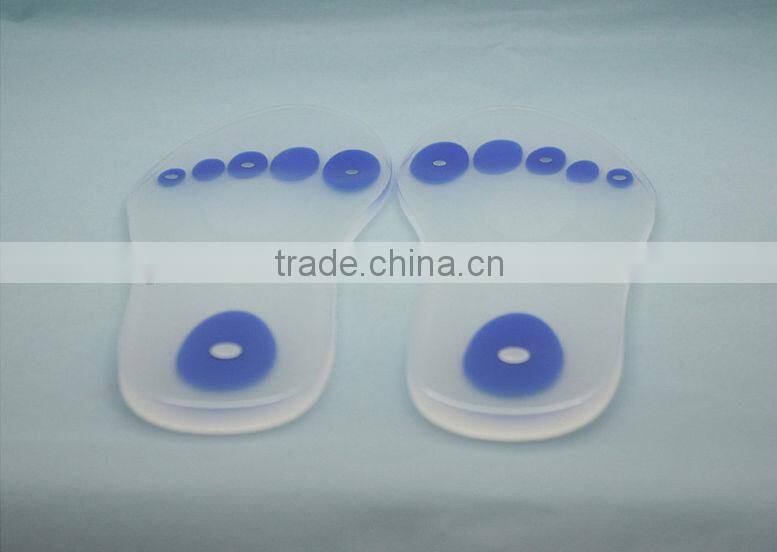 High quality silicone gel insoles for shoes of long lasting comfort & protection for W/M
