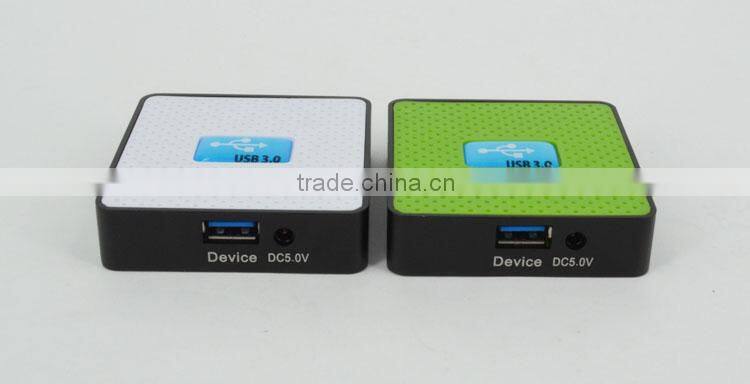 Ultra high Speed Square-shape 4-port 5Gbps USB 3.0 HUB for computer accessory
