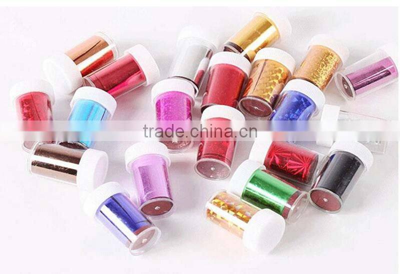 2015 New Nail Art Transfer Foil Sticker for Nail Tips Decoration set