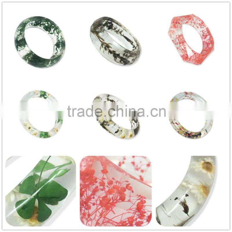 Sunflower pressed natural real flower resin cabochons, flat back flower resins cabochon