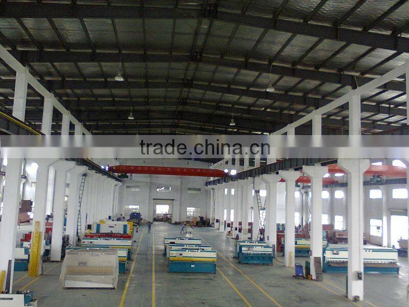 Hydraulic cutting 6mm thickness guillotine shearing machine