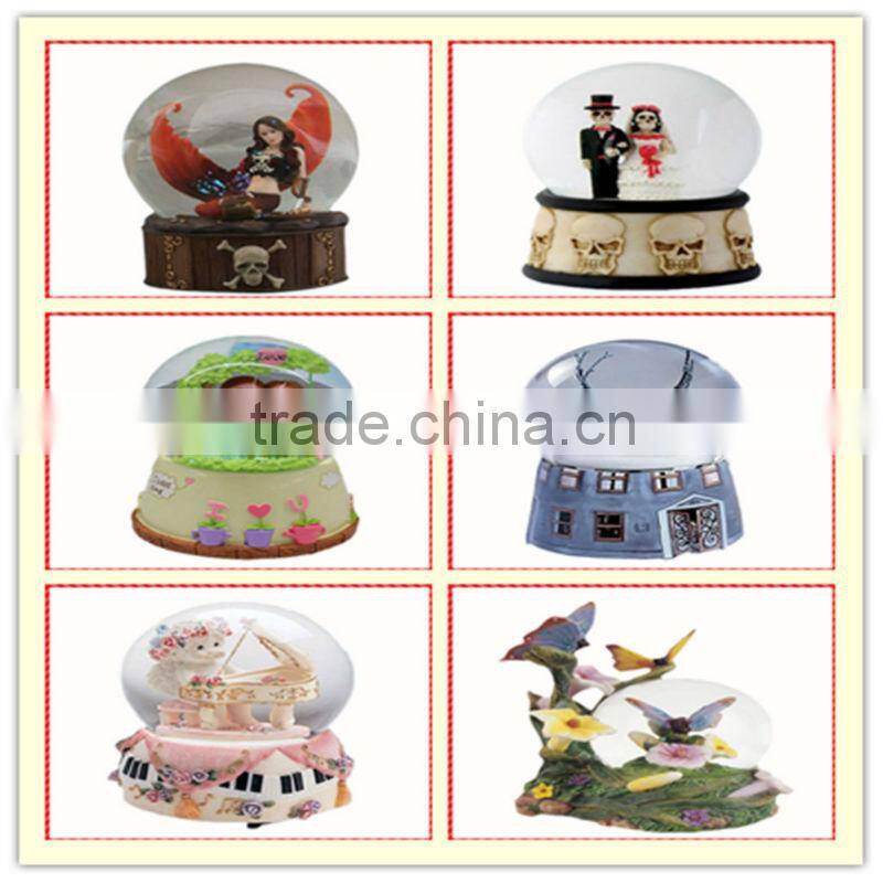 Fantastic custom little fairy polyresin snow ball