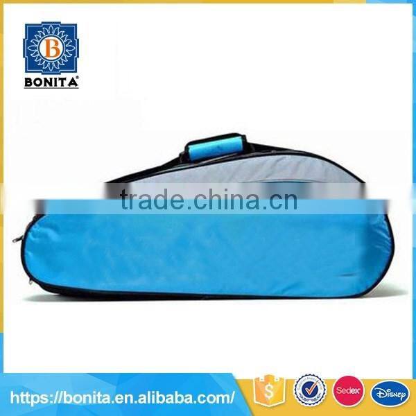 Multicolor custom tennis racket and shoes bag 600D gym backpack