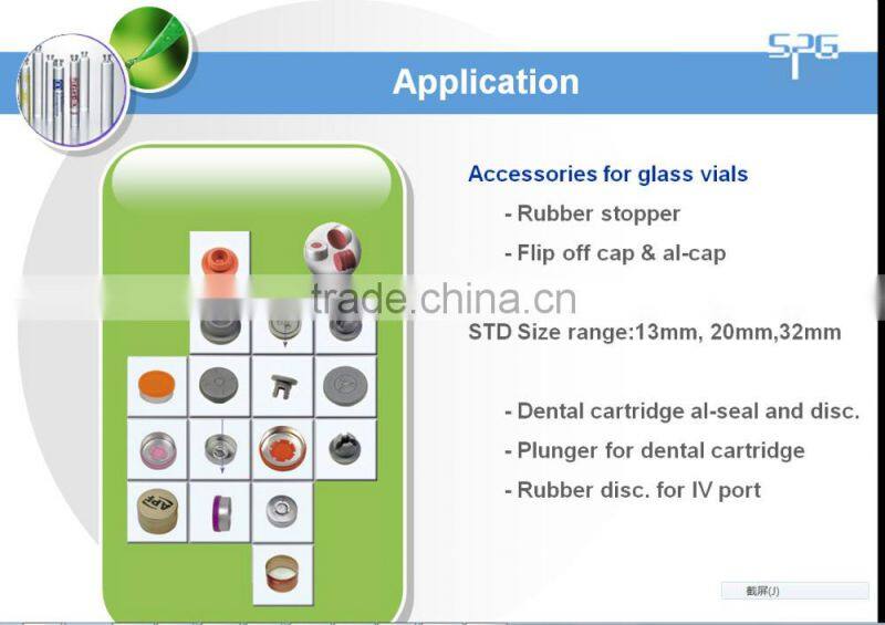 20ml tubular glass vial