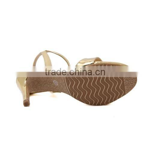 high heel shoes gold shoes women popular shoes 2016 PL1693