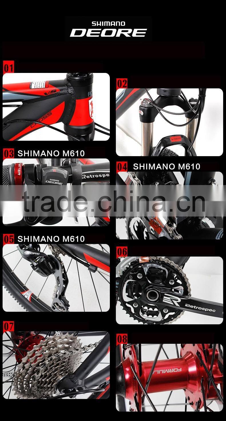 2016 new technology bicycle frame aluminum 27.5full suspension mountain bike bicicletas