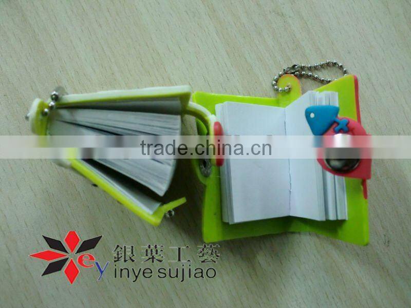 2011 Cute Design small PVC Notebook