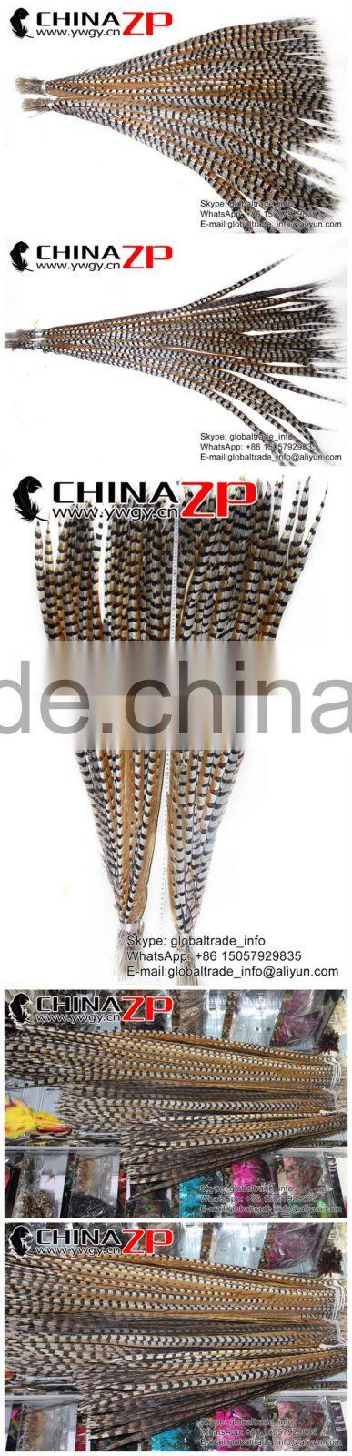 No.1 Supplier ZPDECOR Best Selling Cheap Large Natural 140-150cm Length Super Large Reeves Venery Pheasant Tail Feathers