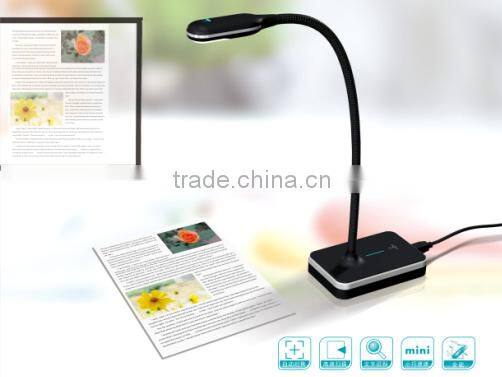 goose neck webcam auto focus led portable document camera scanner