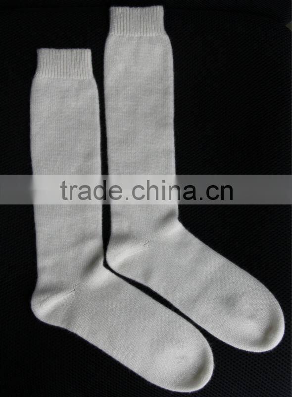 high quality pure cashmere knitted socks stocking