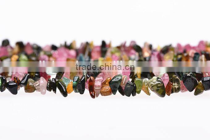 Natural tourmaline chips loose beads