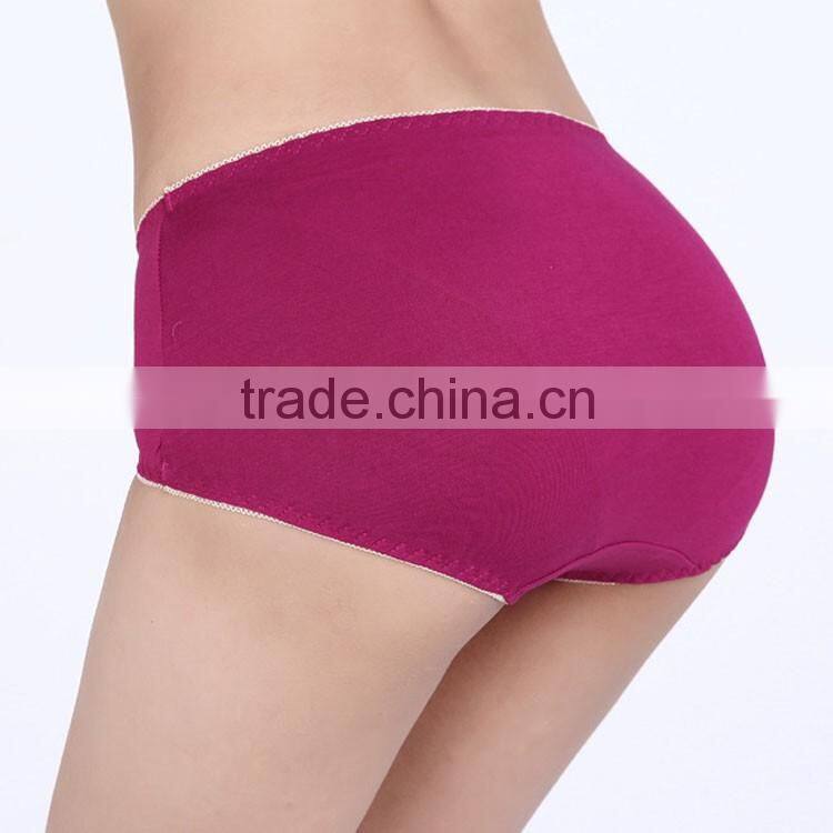 Women Panties V-Lace Modal Underwear High Waist