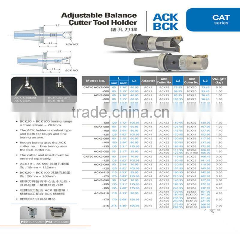 CAT40-LBK5-100 fine-tuning fine boring shank
