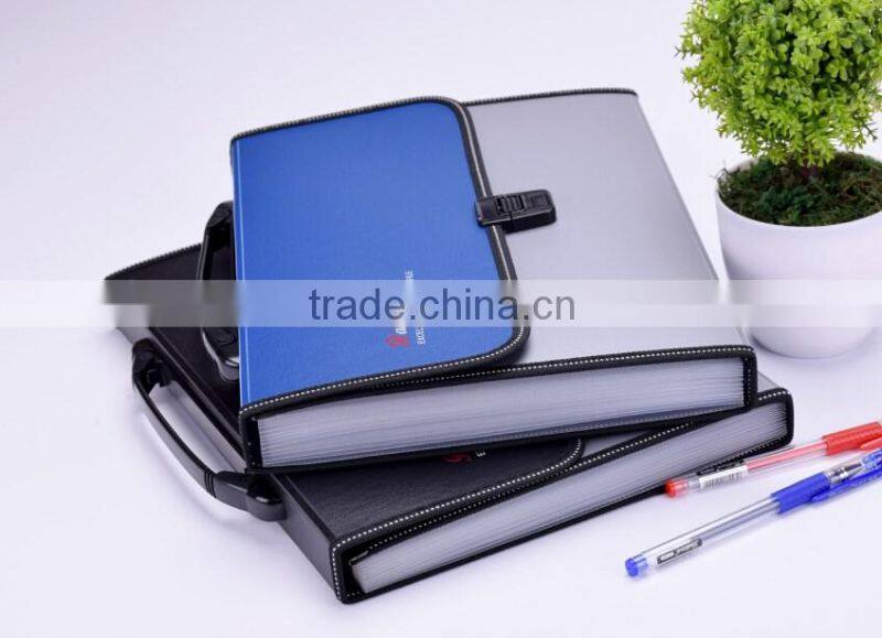 A4/FC expanding wallet file,file folders with plastic insets,high quality office statonery