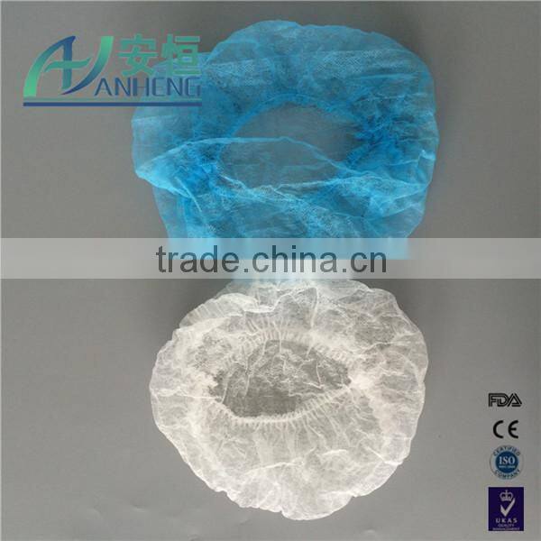 head protection nonwoven hair nets single / double elastic