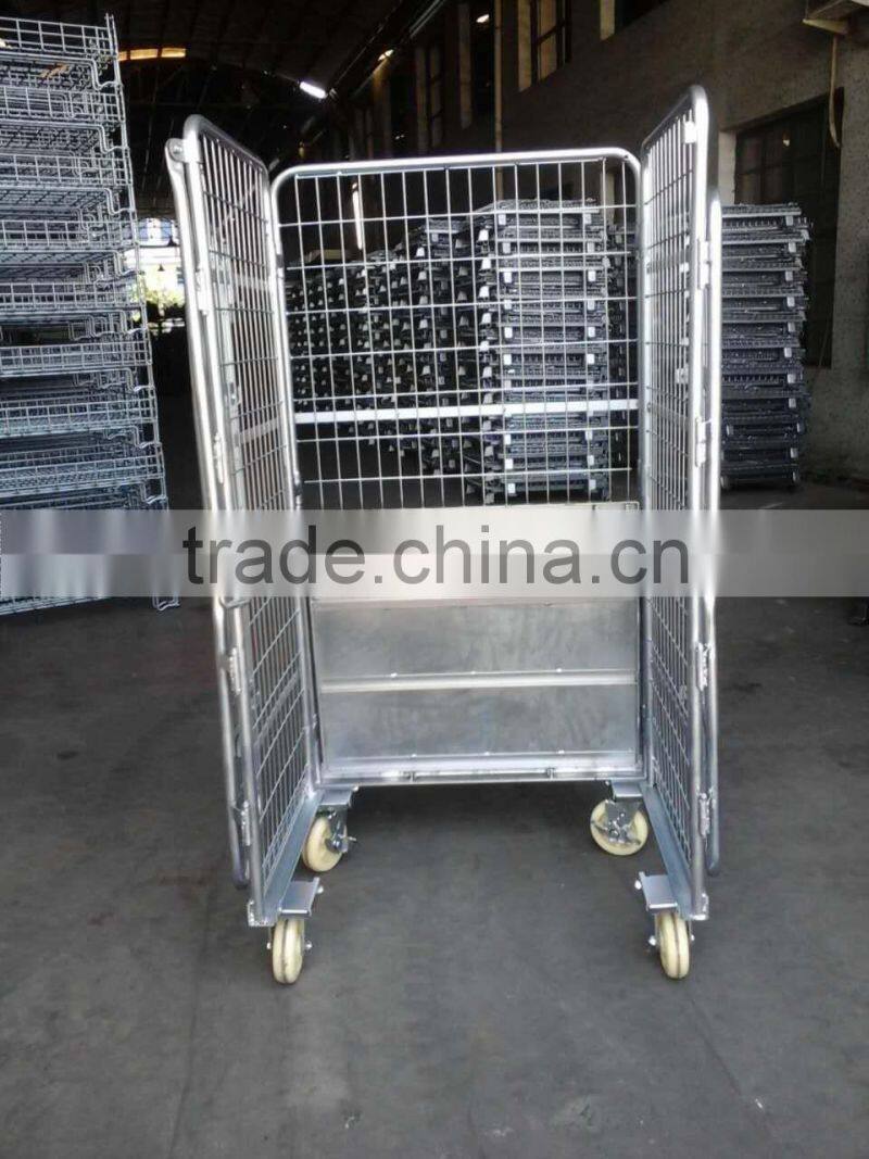 folded table trolley;
