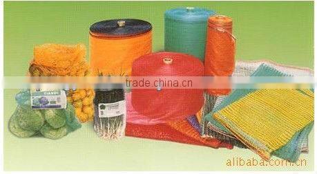 50cmx100c raschel mesh bags for sales, pe knitted raschel bags, fruit mesh bag package