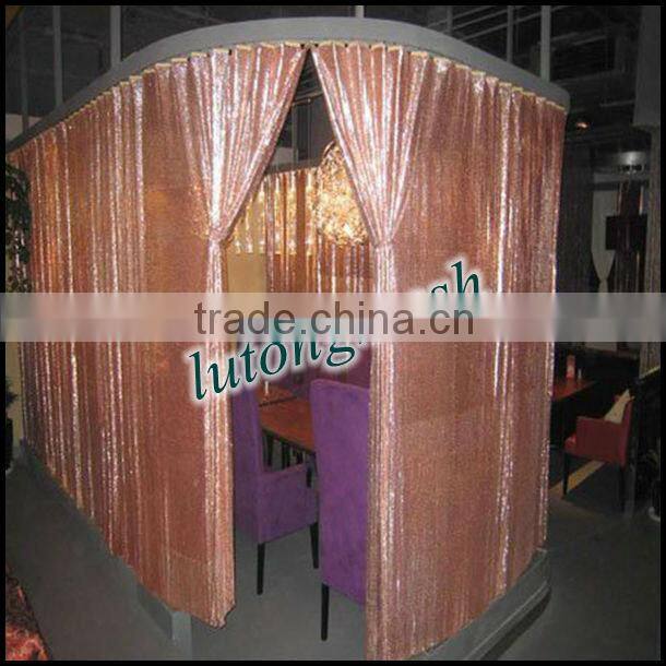 Anping 2014 new design fashion round metal sequin fabric