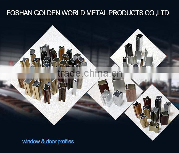 China 6063 T5 OEM aluminium u profile with anodizing for wardobe