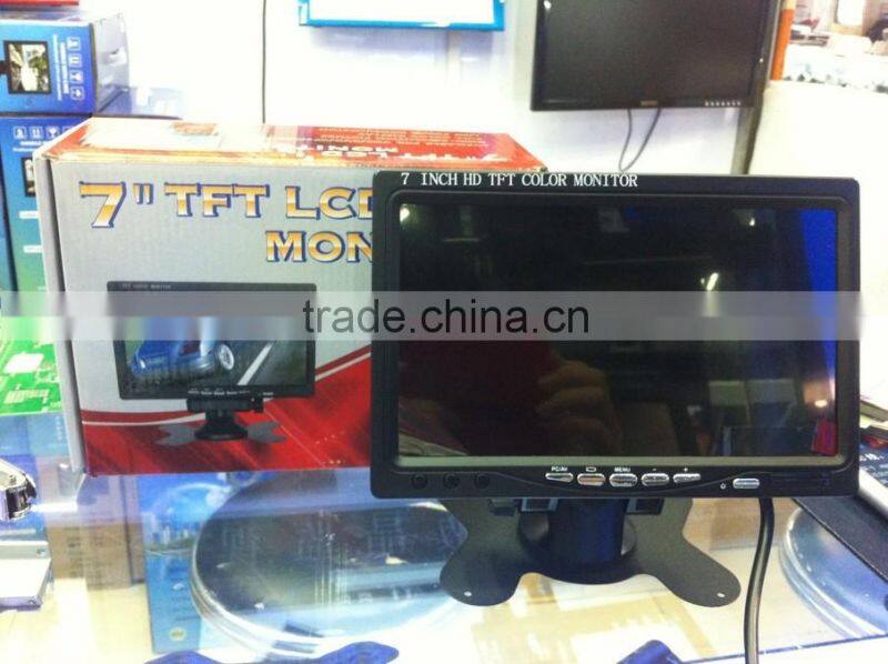7 inch Car Monitor with HDMI VGA AV