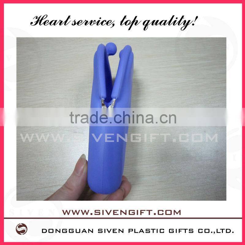 Hot Selling rubber solicone wallet for women new 2014