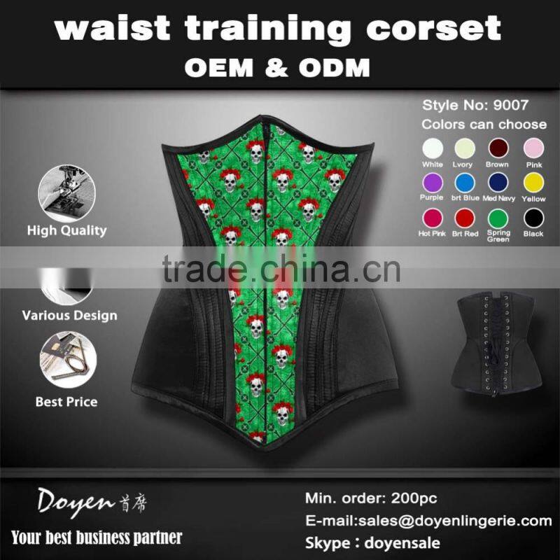 2016competitive price new arrival underbust waist shaping corset for fat