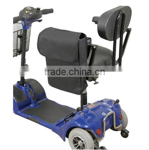 Topmedi1xPortable Waterproof PVC Coated Wheelchair Pannier Bag Wheel Chair Luggage Bag for Wheelchair&Scooter Users