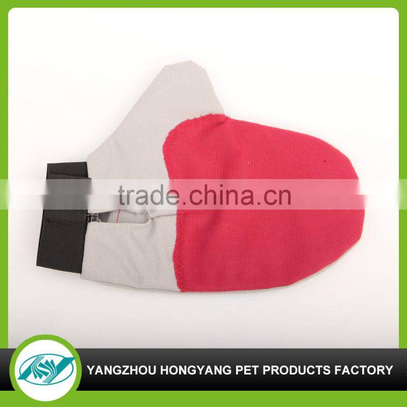 Latest dog rubber glove with cotton material inside