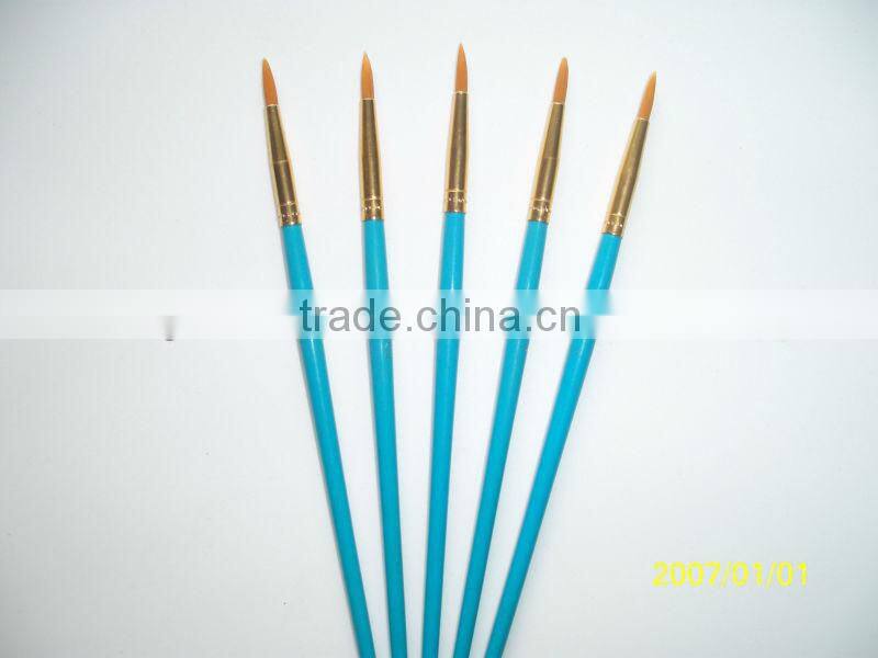 12pcs Professional Nylon hair artist brush set,oil painting brush set,artist painting brush