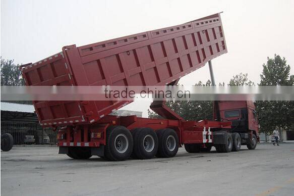 Factory price 30 ton tipper semi trailer sales in Fiji
