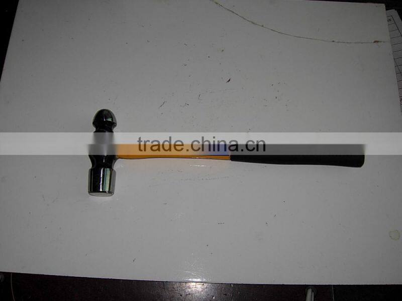 british type ball peen hammer with steel tubular handle in linyi/good sales hammer in linyi