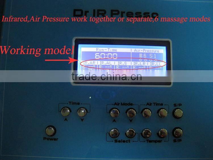 arms waist and thigh 3 in 1 pressotherapy Lymphatic drainage machine