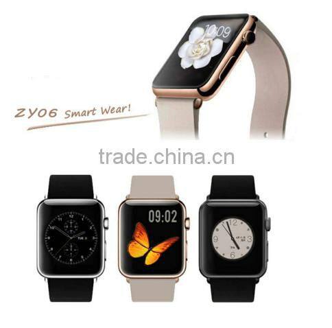 Vondo Cheapest Android Smart Watch ZY06 Support Music And Touch Remote Camera Wholesale Smart Watch Phone