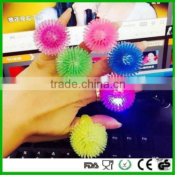 Colour changing party flashing light rings led jelly finger ring