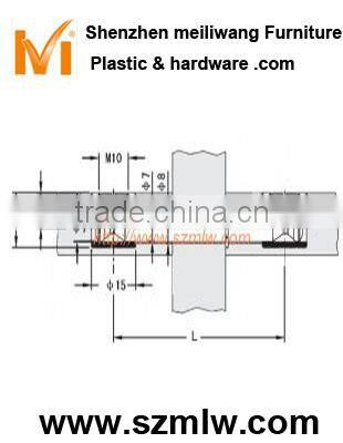 Furniture use steel connector